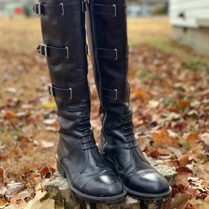 Vince Camino black leather boots